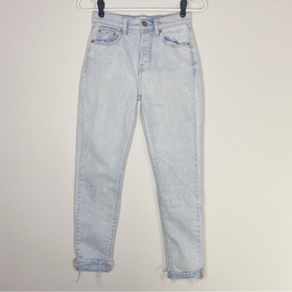 Pistola Light Blue Straight Leg Jeans